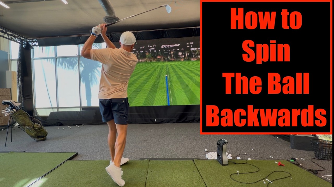how to create backspin with wedges - youtube Images... Backspin! How to put spin on your ball and make it spin backwards - YouTube