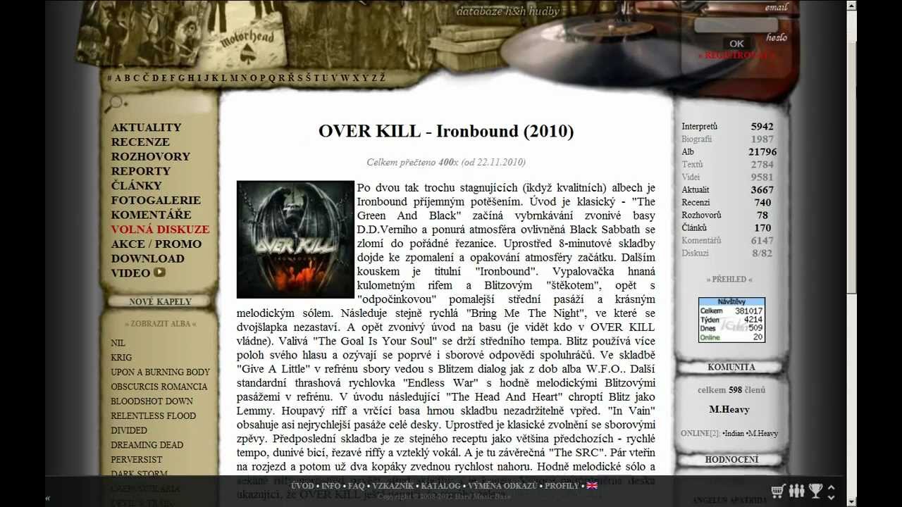 OVERKILL - Hard Music Base webzine