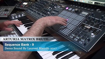 ARTURIA MATRIXBRUTE - Sequence bank 9