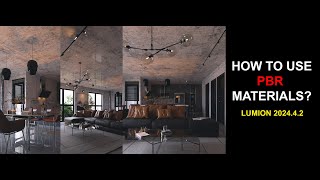 HOW TO USE PBR MATERIALS IN LUMION 2024???   #architecture