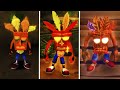 Evolution of aku aku invincibility in crash bandicoot 19962021