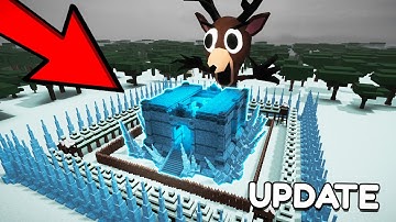 I Built SNOW BASE in 99 NIGHTS IN THE FOREST ROBLOX [SNOW BIOME UPDATE]