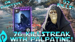 76 Killstreak With Emperor Palpatine In Star Wars Battlefront 2!