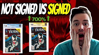 What Is The Price Difference Between Non-Signed vs Signed CGC Comics