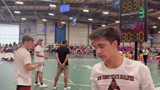 Dylan Smith VA Duals 165lbs summer match video