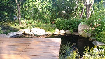 Hồ cá Koi đẹp - Sân vườn đẹp - Công Ty Cảnh Quan LSS