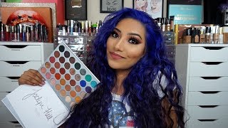 REVIEW & TUTORIAL USING THE JACLYN HILL PALETTE Collaboration With Morphe