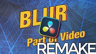 How To Blur Part of A Video in DaVinci Resolve in 1 MINUTE