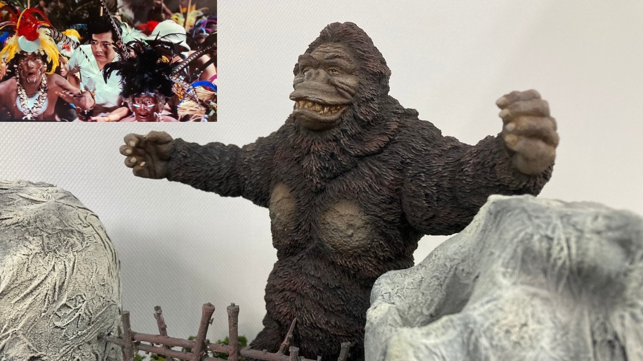 かず 超貴重 キングコング対ゴジラ 馬乗り ガレージキット 1962 Toho work