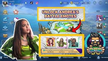 How to get Andrea MLBB emote for free?