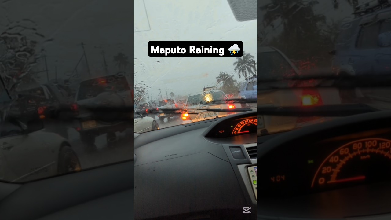Maputo Raining ⛈️🇲🇿 #raining #shorts #Shorts of Mozambique