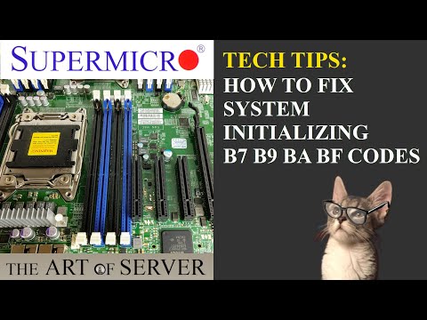 Supermicro system initializing B7 B9 BA BF | Really weird problem with X9DRH-7F