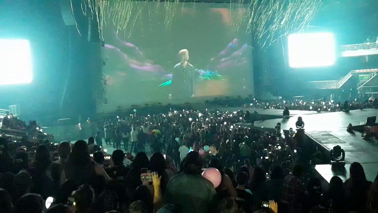 [Fancam hd] intro bts concert bts wings tour chile YouTube