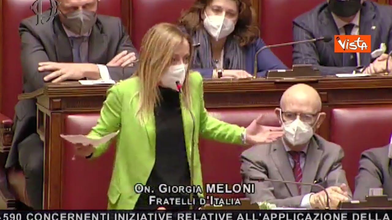 Ucraina, Meloni: «Di Maio ha abolito povertà, ce la può fare anche con la pace nel mondo»
