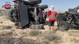 Ricky Johnson ROLLS in the 1L Gustavo Vildosola trophy truck  – before, after, and back in the race! screenshot 1