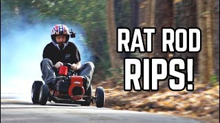 Rat Rod Wagon HAULS | Built Briggs & Stratton Flathead