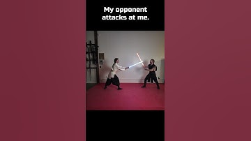 How to Cheat in a Lightsaber Duel #lightsaber #starwars #sword