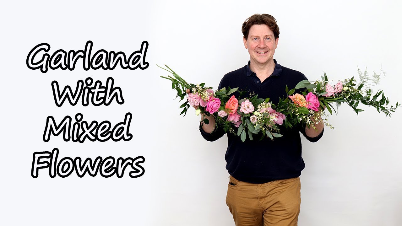 DIY Floral Garlands - How to Make Flower Garlands for Weddings, Home, and  Décor