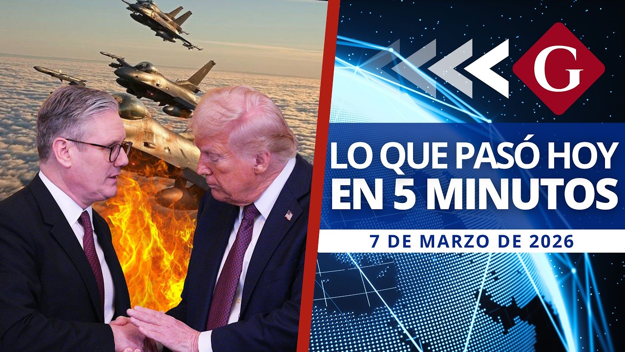 🔵 Noticias 7 marzo: EEUU USARÁ BASES BRITÁNICAS PARA ATACAR IRÁN CON PODEROSOS CAZAS | Noticiero