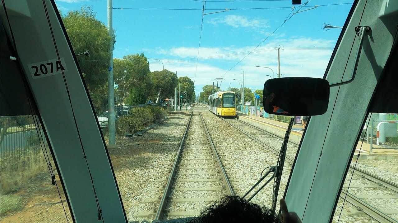 Driver's View Tram Glenelg to Royal Adelaide Hospital