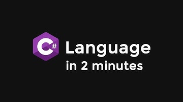 C# in 2 minutes