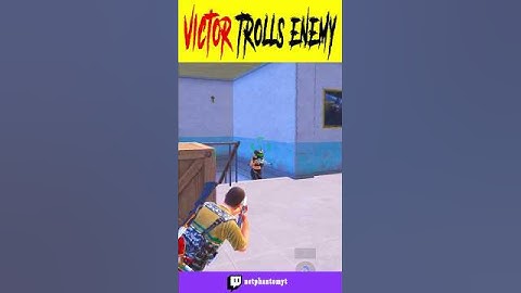 VICTOR TROLLS ENEMIES #victorchacha #pubgmobile #pubg #bgmi #shorts