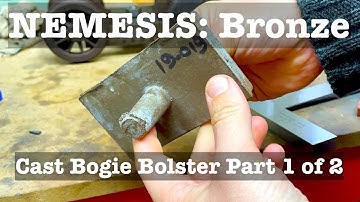 NEMESIS: huge gunmetal casting for the bogie bolster  - Steam Loco Build #16