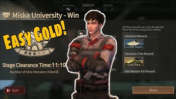 LifeAfter:[Miska University] How to clear level 3 Miska University in 11mins.