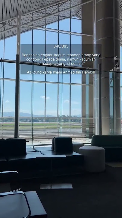 beginilah ruang tunggu bandara #quote #storywa #shorts #bandara
