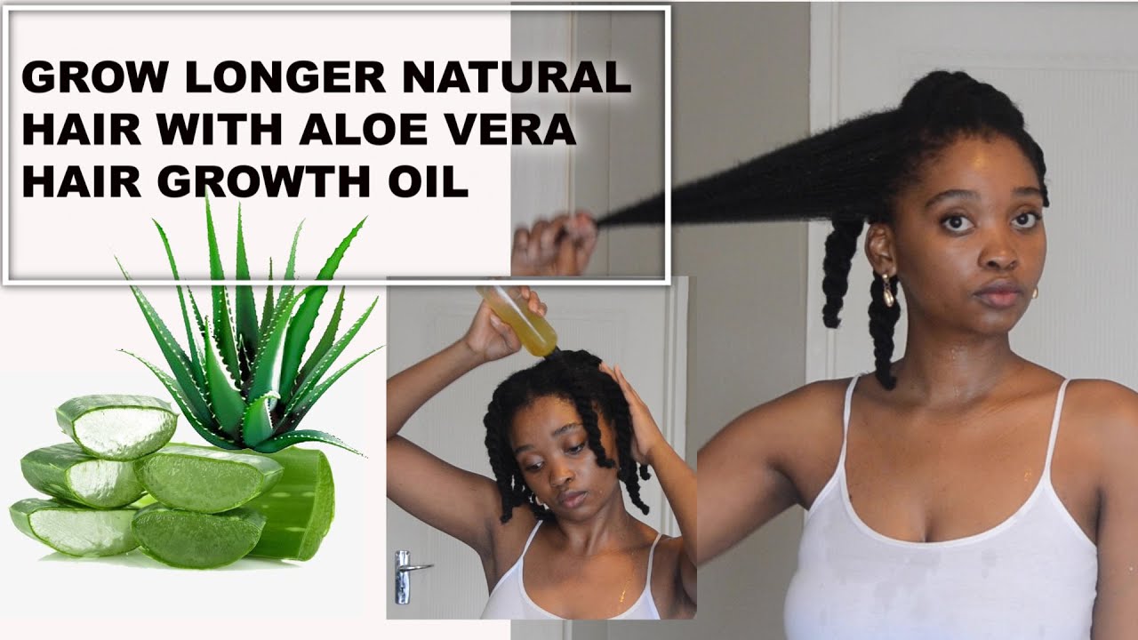 GROW LONGER HAIR WITH ALOE VERA HAIR GROWTH OIL (In IsiZulu) #STAYHOME