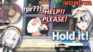 Worst robber rpr VS worst cop Kamito feat. newbie medic Kohana Lam (GTA V) [Eng Subs]