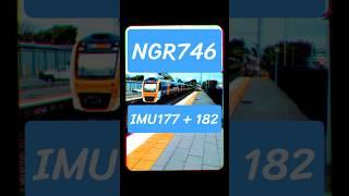 NGR 746 Special Services IMU177/182 Special Service Cannon Hill With Empty Birds Only Morning Trains