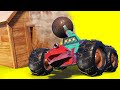 АнимаКары - Карнавал: ЯЩЕРИЦА вламывается на вечеринку! - детские мультфильмы с машинами и животными
