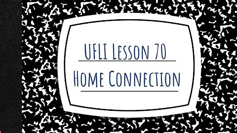 UFLI Foundations Lesson 70 Home Connection