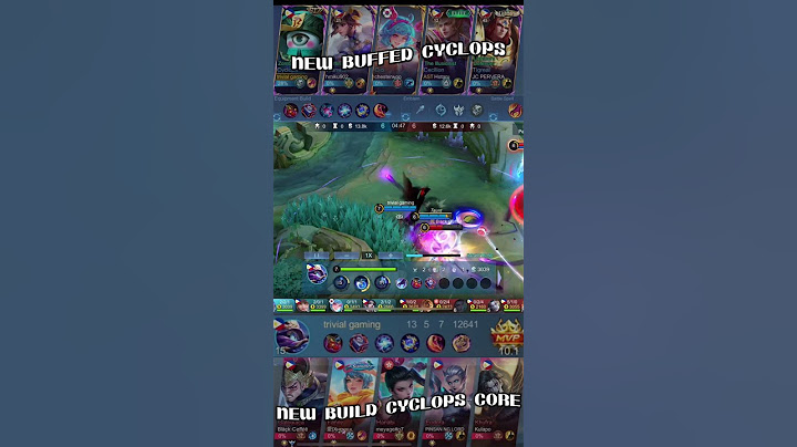 New updated buffed cyclops no cooldown ultimate #mobilelegends #ml #gaming #mlbbgameplay #cyclops