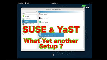 SUSE Linux (SLE15/openSUSE)  Yet another Setup Tool  YaST の使い方