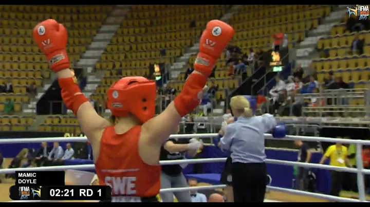 Angela Mamic (Swe) - Christine Doyle (Can) semi fi...