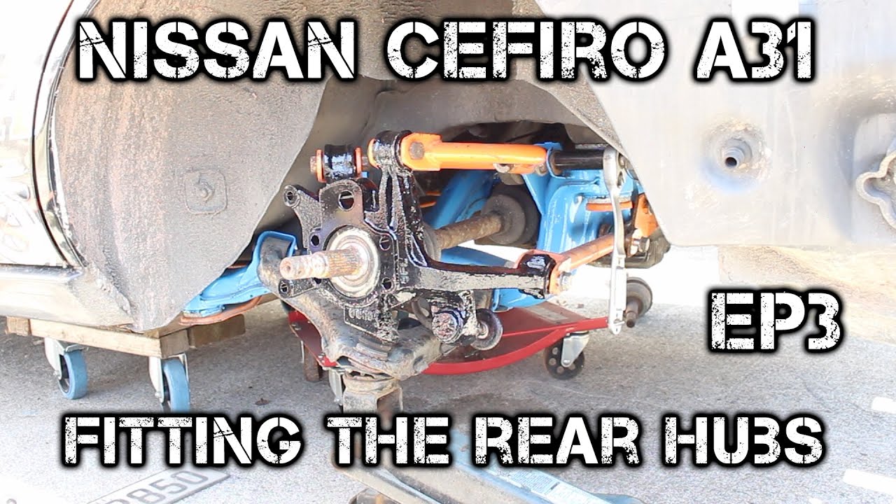 Fitting the rear suspension | Ep3 Nissan Cefiro A31 - YouTube