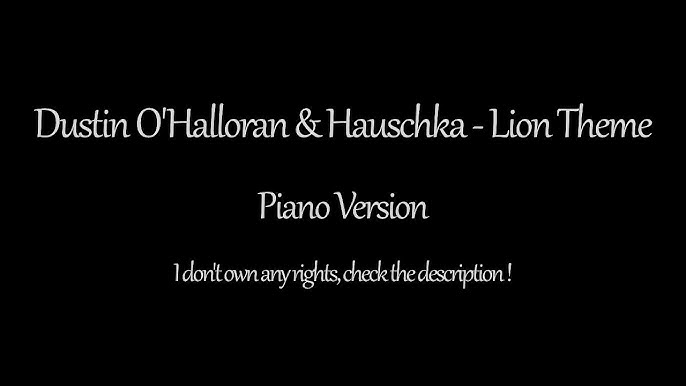 Main Theme (from Lion) Partitions | Dustin O'Halloran | Piano solo