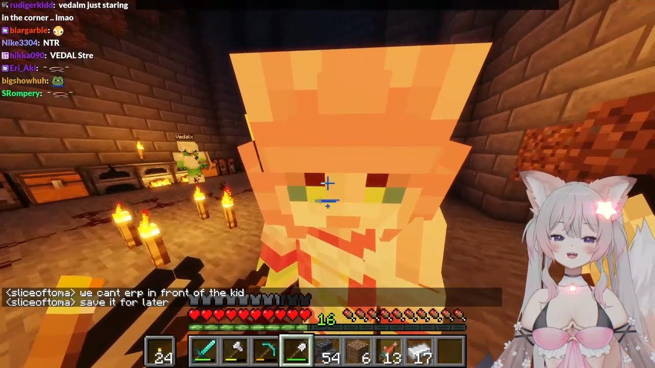 Vedal Watching Anny And Toma Kiss From A Corner Like A Freak