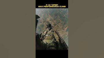 F-16 "Viper" Maximum Performance Climb Demo (Cockpit POV)