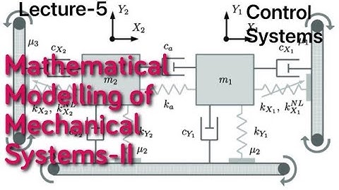 Control Systems- Lec-5- Mathematical Modelling of Mechanical Translational Systems- Part 2