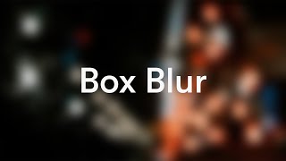 Box Blur Resimi