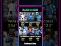 💥Virat Kohli & shubman gill high score. #cricket#ipl#icc#msdhoni#viratkohli#trending#shorts