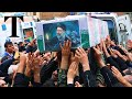 Coffin of iranian president arrives in tehran as thousands mourn