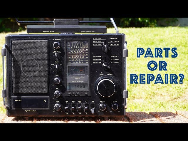 Parts or Repair? - Philips AL990 Shortwave Radio class=