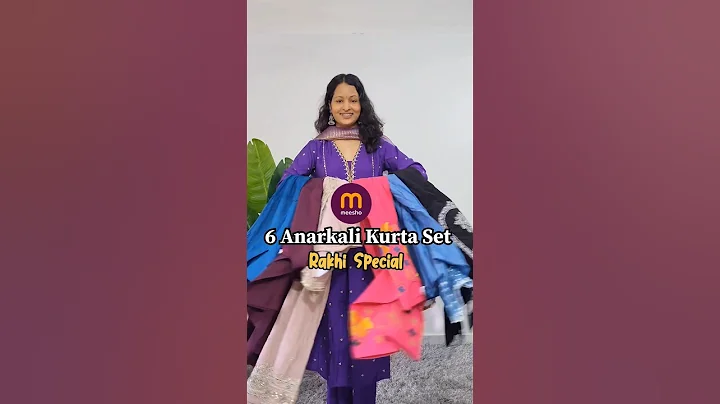 Meesho Festive Kurta Set Haul🛍✨️ #meesho #meeshohaul #meeshofinds #kurtaset #rakshabandhan #shorts