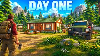 Day 1 Survival Running a Store With a Bunker in This Post-Apocalyptic Town...