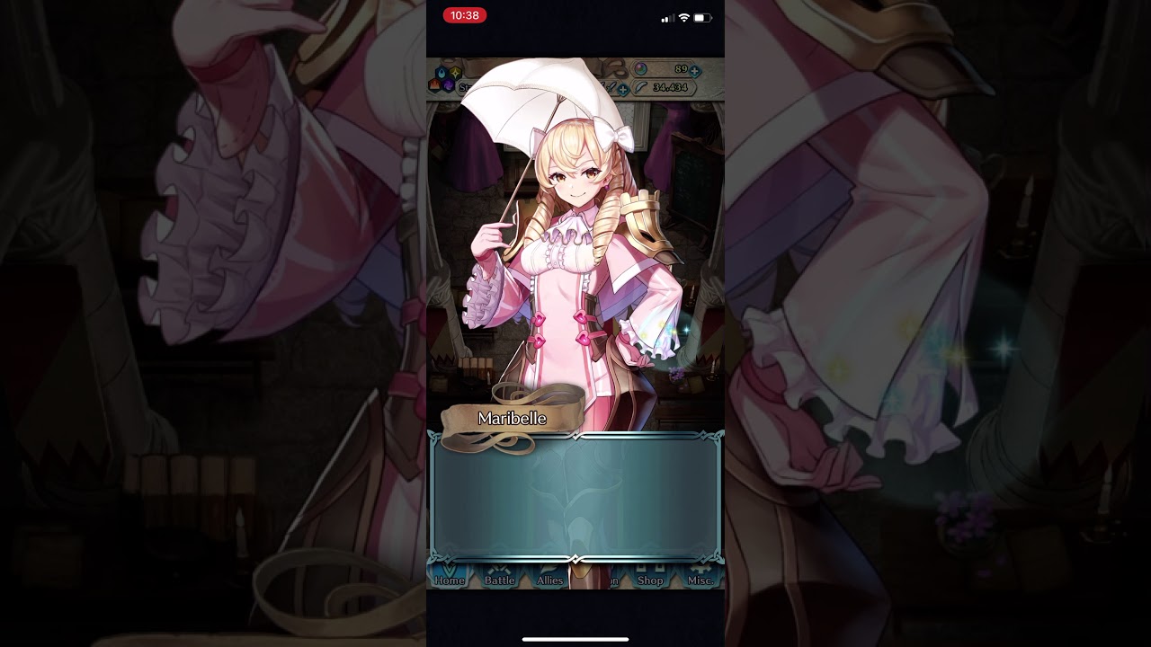 Maribelle Level 40 support conversation Fire Emblem Heroes