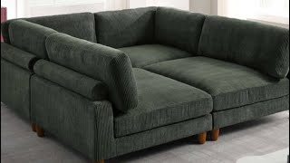 Unboxing Wayfair Sofa | Wade Logan 4 - Piece Upholstered Sectional